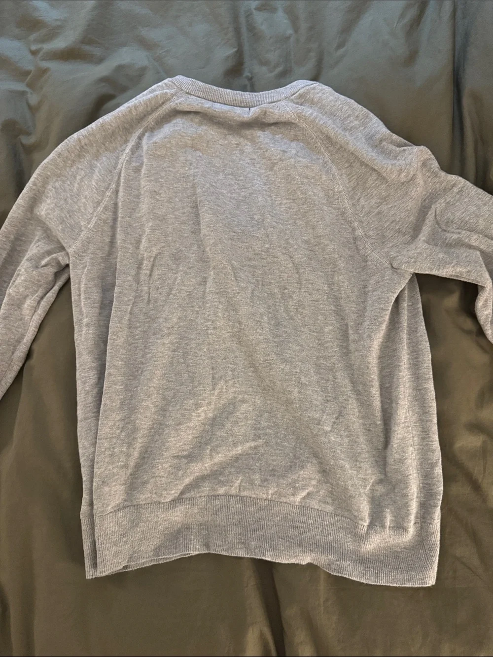 Banana Republic Heather Gray Crewneck Pullover